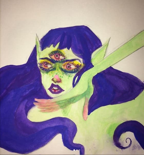 Background picture of Purple Queen