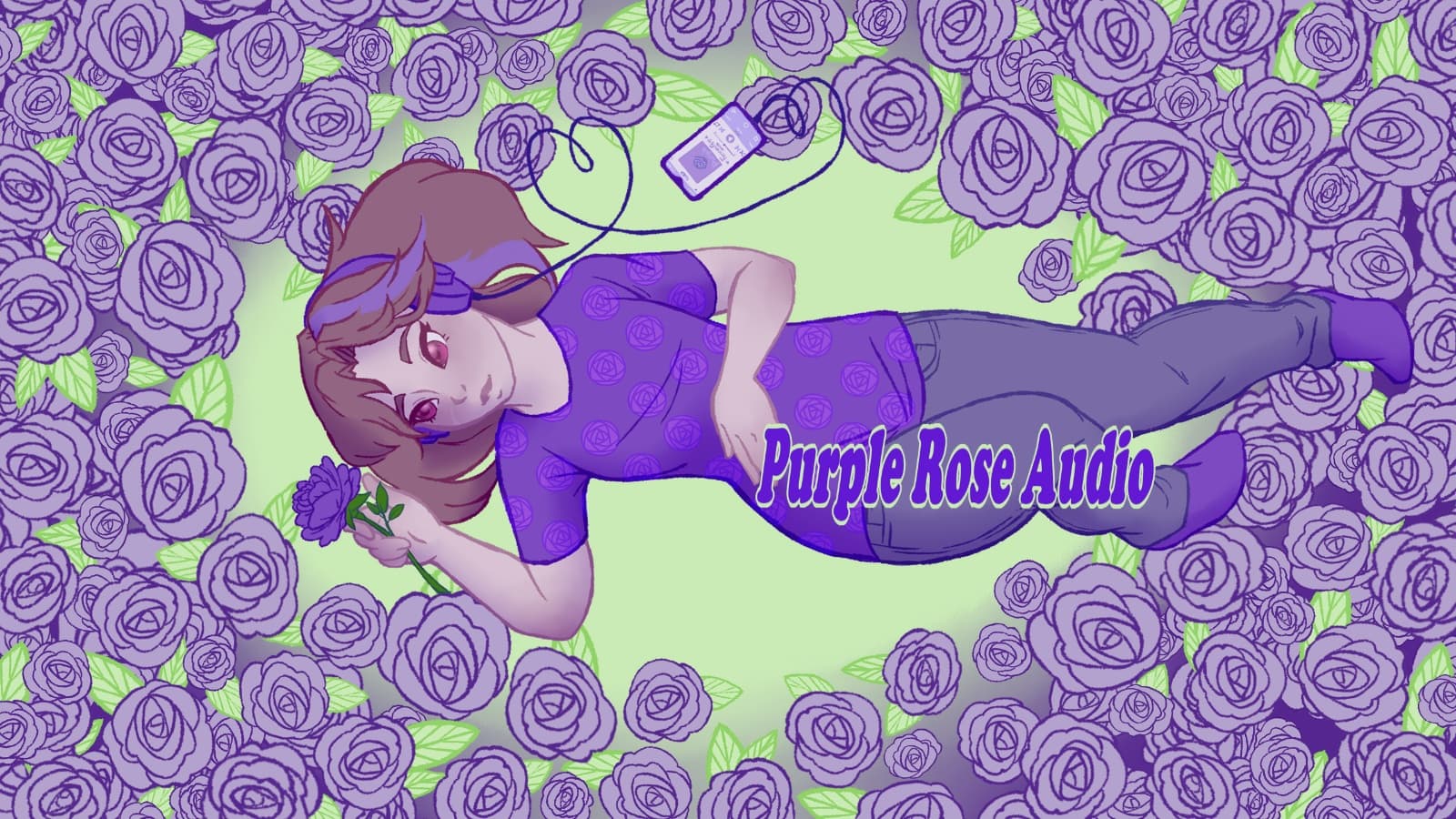 Background picture of Purple Rose 