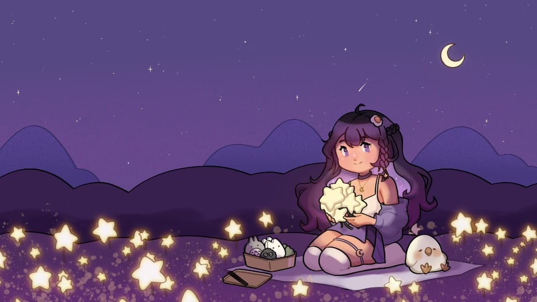 Background picture of moon