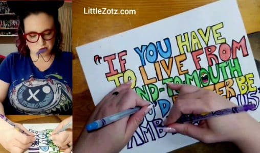 Background picture of Lauren Spear AKA LittleZotz